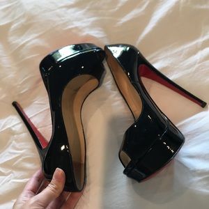 Louboutin Lady Peep size 38